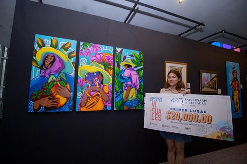 “SOBRE RÍOS” DE SARA GONZÁLEZ CISNEROS OBTUVO EL PREMIO DEL CONCURSO DE ARTES VISUALES “CULIACÁN” 2026