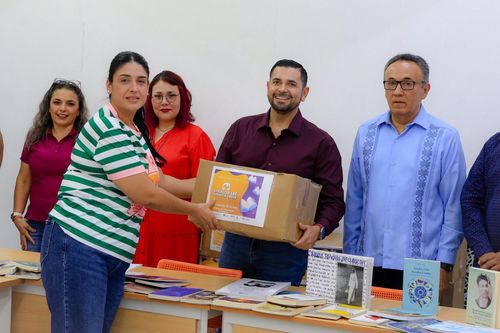 FORTALECEN EL ACERVO DE LAS BIBLIOTECAS EN TODO EL ESTADO