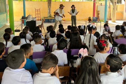 VISITÓ UKECUENTOS EL JARDÍN DE NIÑOS DE CULIACANCITO