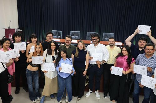 CONCLUYE DIPLOMADO EN CREACIÓN DE PROYECTOS CINEMATOGRÁFICOS